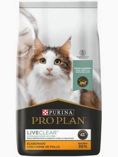 PRO PLAN CAT ADULT LIVE CLEAR 3 KG - Imagen 2